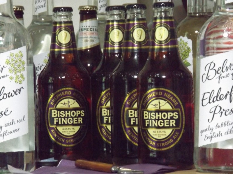 Finger is PW’s ale Walking The Pilgrims' Way